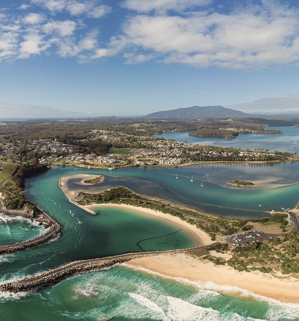 aerial view of Narooma